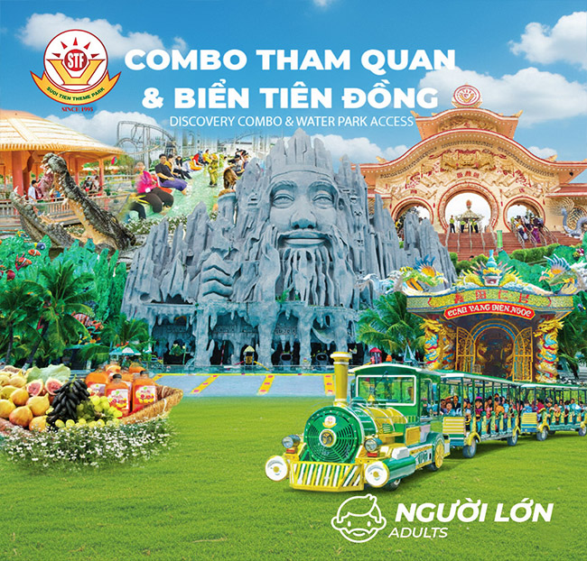 Suối Tiên - Combo Tham Quan + Công Viên Nước Cho Người Lớn