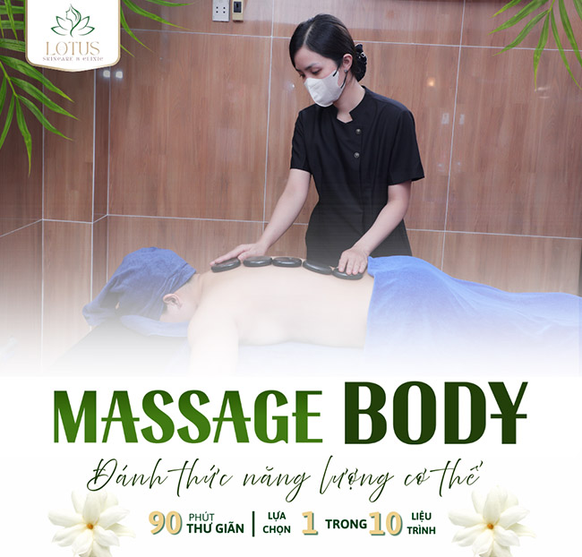 Lotus Spa - Massage Body, Đá Nóng, Trị Liệu 90'/ Triệt Lông Diode Lazer (10 Lần). Voucher 1,100,000 VNĐ, Còn 299,000 VNĐ, Giảm 73%. Chỉ Có Tại Hotdeal.vn!