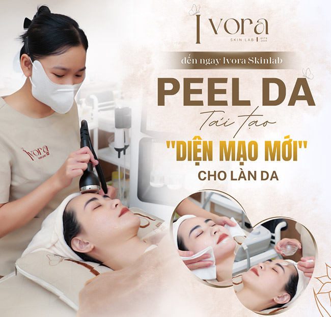 Ivora Skinlab - Peel Da Căng Bóng Tức Thì - Không Đau, Không Bong Tróc. Voucher 599,000 VNĐ, Còn 399,000 VNĐ, Giảm 33%. Chỉ Có Tại Hotdeal.vn!