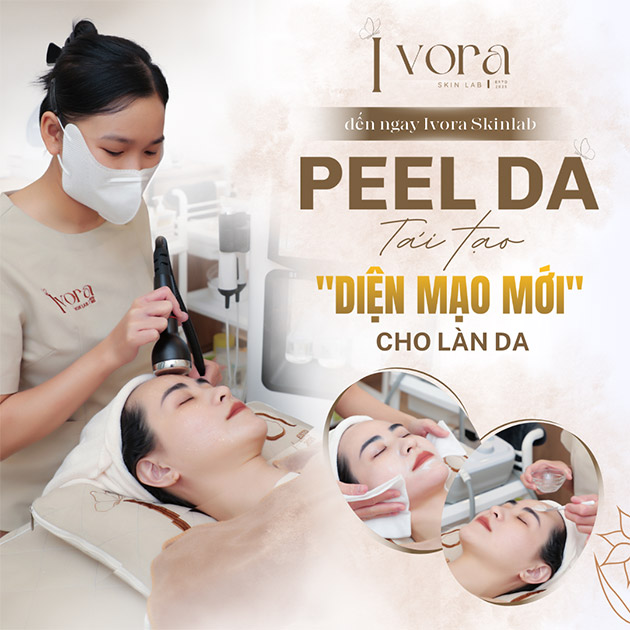 Ivora Skinlab - Peel Da Căng Bóng Tức Thì - Không Đau, Không Bong Tróc. Voucher 599,000 VNĐ, Còn 399,000 VNĐ, Giảm 33%. Chỉ Có Tại Hotdeal.vn!