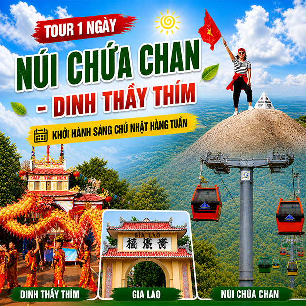 Tour 1 Ngày - Núi Chứa Chan - Gia Lào - Dinh Thầy Thím - HH015. Voucher 1,500,000 VNĐ, Còn 790,000 VNĐ, Giảm 47%. Chỉ Có Tại Hotdeal.vn!
