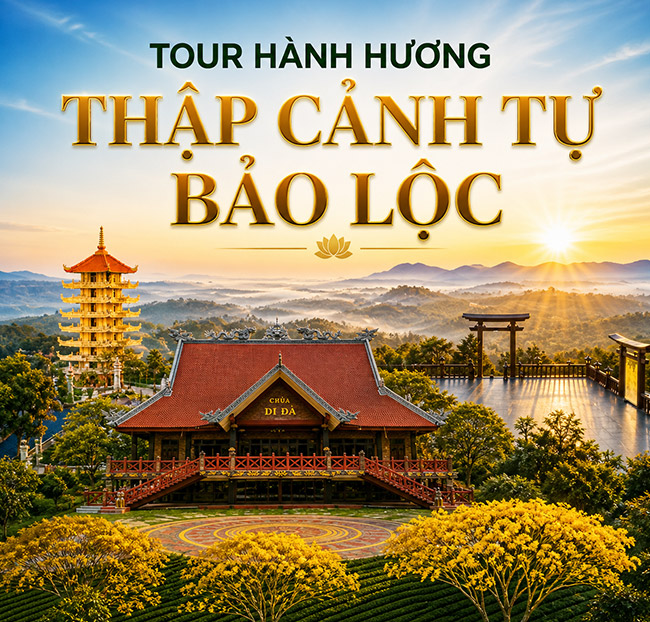 Tour Hành Hương Thập Cảnh Tự Bảo Lộc 1N1Đ - HH004. Voucher 1,500,000 VNĐ, Còn 890,000 VNĐ, Giảm 41%. Chỉ Có Tại Hotdeal.vn!