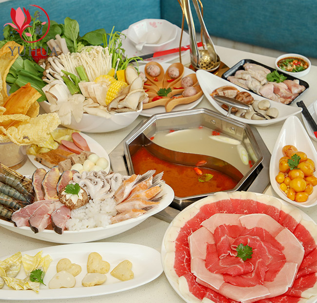 Yuhua Hoàng Hoa Thám - Buffet Lẩu Đài Loan Hơn 80 Món Nhúng
