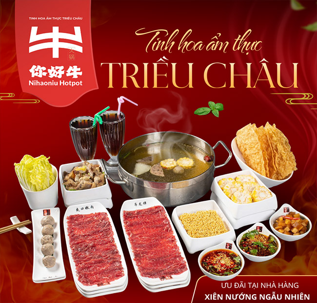 Nihaoniu Hotpot - Tinh Hoa Ẩm Thực Triều Châu Hảo Hạng. Voucher 400,000 VNĐ, Còn 299,000 VNĐ, Giảm 25%. Chỉ Có Tại Hotdeal.vn!