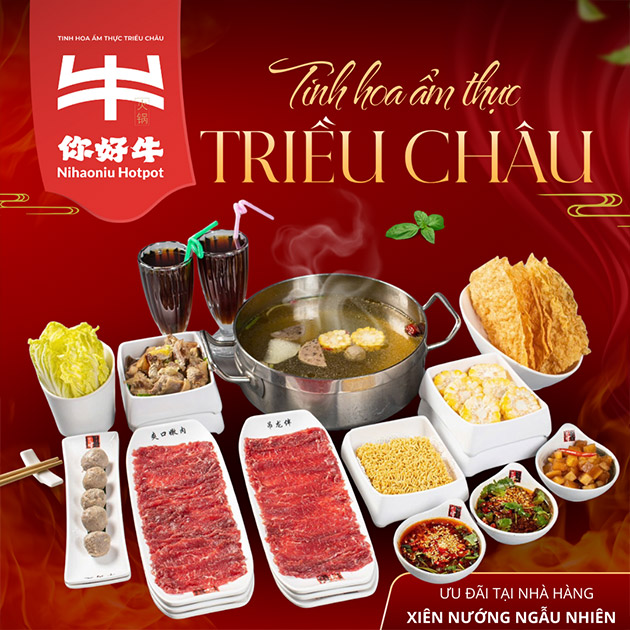 Nihaoniu Hotpot - Tinh Hoa Ẩm Thực Triều Châu Hảo Hạng. Voucher 400,000 VNĐ, Còn 299,000 VNĐ, Giảm 25%. Chỉ Có Tại Hotdeal.vn!