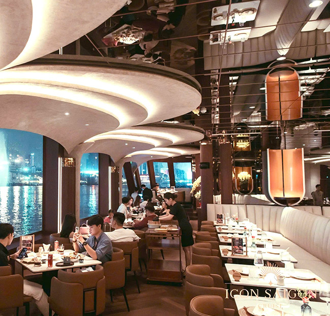 ICON Saigon Cruise - Set Menu Ăn Tối, Ngắm Cảnh Trên Du Thuyền 5 Sao. Voucher 1,500,000 VNĐ, Còn 1,125,000 VNĐ, Giảm 25%. Chỉ Có Tại Hotdeal.vn!