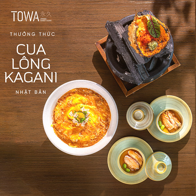 Towa Japanese Cuisine Tầng 28 Sedona Suites - 1 Con Cua Lông Kegani Cao Cấp 2 Món Cho 2 Người. Voucher 2,788,000 VNĐ, Còn 1,800,000 VNĐ, Giảm 35%. Chỉ Có Tại Hotdeal.vn!
