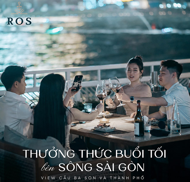 ROS - Yacht Club - Set Menu Ăn Tối Tại Nhà Hàng Bên Sông Sài Gòn. Voucher 1,125,000 VNĐ, Còn 960,000 VNĐ, Giảm 15%. Chỉ Có Tại Hotdeal.vn!