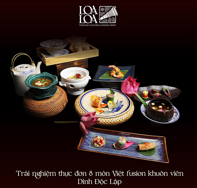 Show Ẩm Thực & Nghệ Thuật LoaLoa - Tặng 1 Vé Dinh Độc Lập. Voucher 1,700,000 VNĐ, Còn 1,600,000 VNĐ, Giảm 6%. Chỉ Có Tại Hotdeal.vn!
