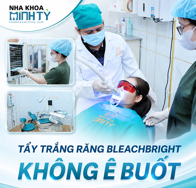 Nha Khoa Minh Tỷ - Tẩy Trắng Răng Bleachbright Không Ê Buốt. Voucher 3,000,000 VNĐ, Còn 499,000 VNĐ, Giảm 83%. Chỉ Có Tại Hotdeal.vn!