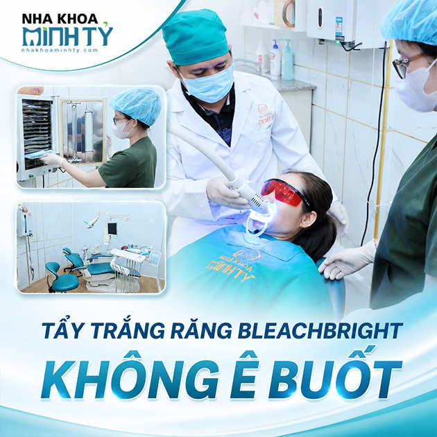 Nha Khoa Minh Tỷ - Tẩy Trắng Răng Bleachbright Không Ê Buốt. Voucher 3,000,000 VNĐ, Còn 499,000 VNĐ, Giảm 83%. Chỉ Có Tại Hotdeal.vn!