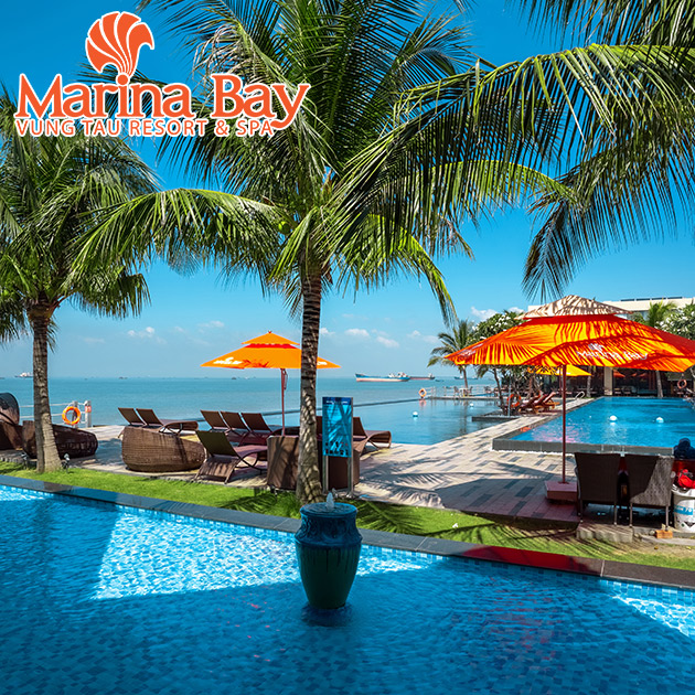 Marina Bay Resort Vũng Tàu 5* - P. Deluxe 2N1Đ + Ăn Sáng - 2 Khách. Voucher 9,890,000 VNĐ, Còn 2,250,000 VNĐ, Giảm 77%. Chỉ Có Tại Hotdeal.vn!