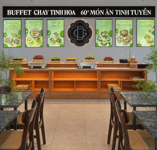 DGemma CN Phổ Quang, Thủ Đức - Buffet Chay Cao Cấp Trưa/ Tối. Voucher 178,000 VNĐ, Còn 159,000 VNĐ, Giảm 11%. Chỉ Có Tại Hotdeal.vn!