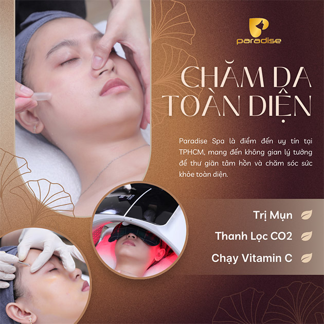 Paradise Spa - Trị Mụn/ Thanh Lọc CO2/ Chạy Vitamin C. Voucher 680,000 VNĐ, Còn 125,000 VNĐ, Giảm 82%. Chỉ Có Tại Hotdeal.vn!