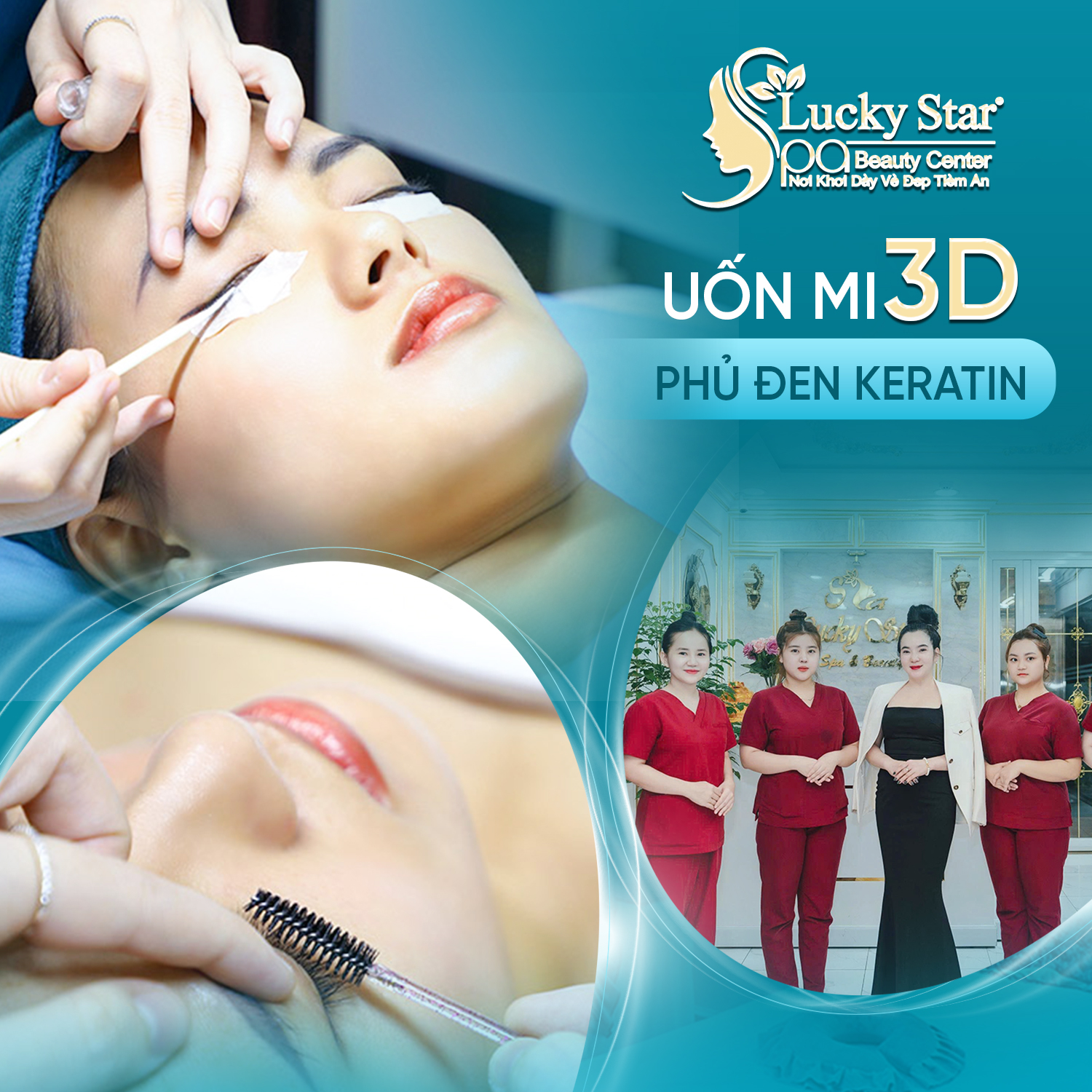 Spa Lucky Star - Uốn Mi 3D Phủ Đen Keratin/ Nối Mi Hàn Quốc. Voucher 350,000 VNĐ, Còn 149,000 VNĐ, Giảm 57%. Chỉ Có Tại Hotdeal.vn!