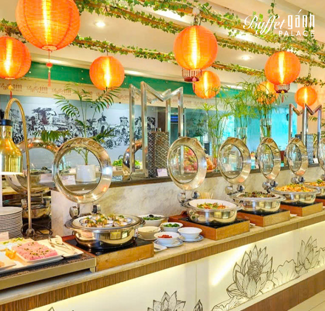 Buffet Gánh Palace Nguyễn Huệ - Ẩm Thực 3 Miền - Trưa Cả Tuần. Voucher 299,000 VNĐ, Còn 259,000 VNĐ, Giảm 13%. Chỉ Có Tại Hotdeal.vn!