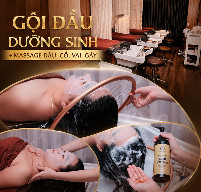 Ruka Spa - Gội Đầu Dưỡng Sinh + Massage Đầu, Cổ, Vai, Gáy. Voucher 200,000 VNĐ, Còn 99,000 VNĐ, Giảm 51%. Chỉ Có Tại Hotdeal.vn!