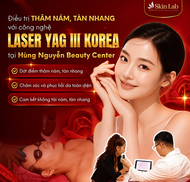 Skin Lab By Hung Nguyen - Điều Trị Nám Công Nghệ Laser YAG 3 Korea
