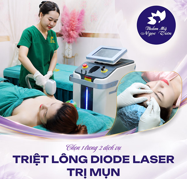 Thẩm Mỹ Ngọc Tiên - 10 Lần Triệt Lông Diode Laser/ Trị Mụn . Voucher 1,500,000 VNĐ, Còn 99,000 VNĐ, Giảm 93%. Chỉ Có Tại Hotdeal.vn!